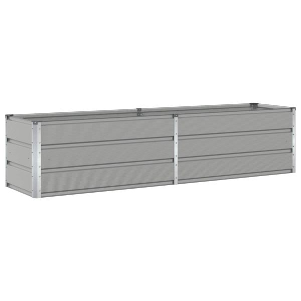 Кашпа Светлосиво 195 x 50 x 45 см Галванизирана стомана