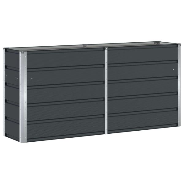 Кашпа Антрацит 160 x 40 x 75 см Стомана