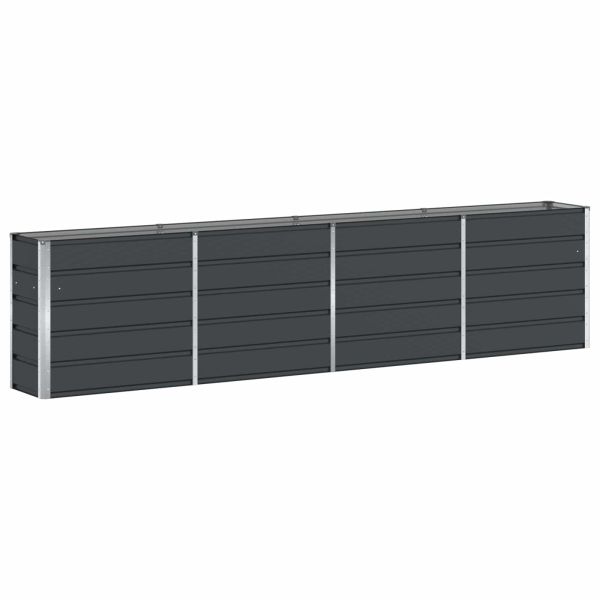 Кашпа Антрацит 320 x 40 x 75 см Стомана