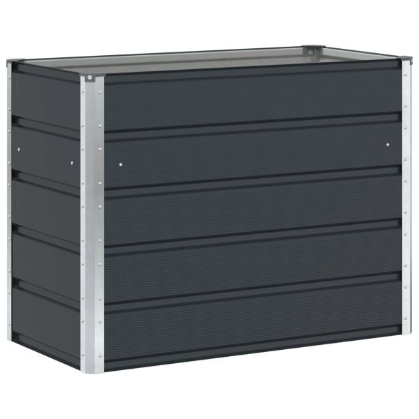 Кашпа Антрацит 100 x 50 x 75 cm Галванизирана стомана
