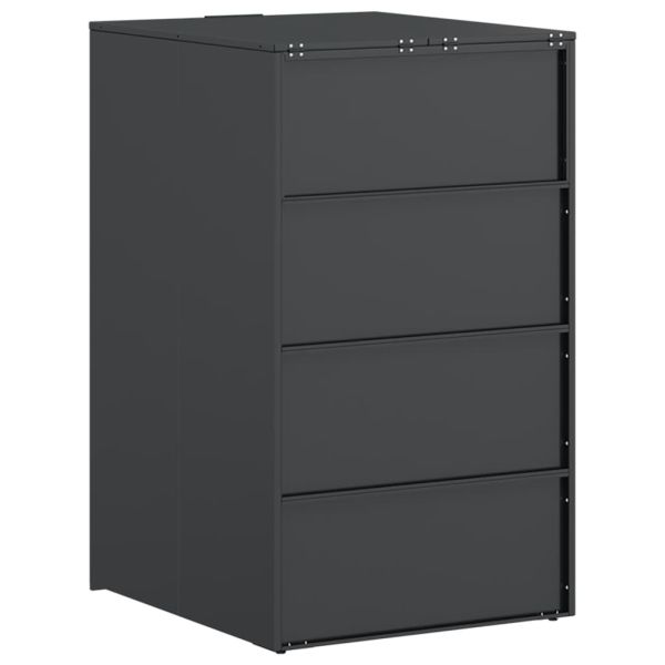 Съхранение за кош за отпадъци с газов капак за 240L контейнер