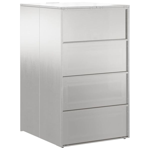 Съхранение за кош за отпадъци с газов капак за 240L контейнер