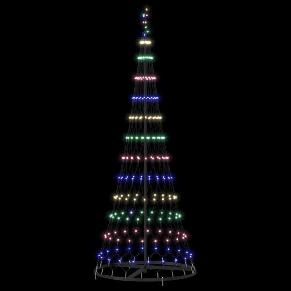 LED Коледна Елха с поставка Многоцветен 184.5 см Метал