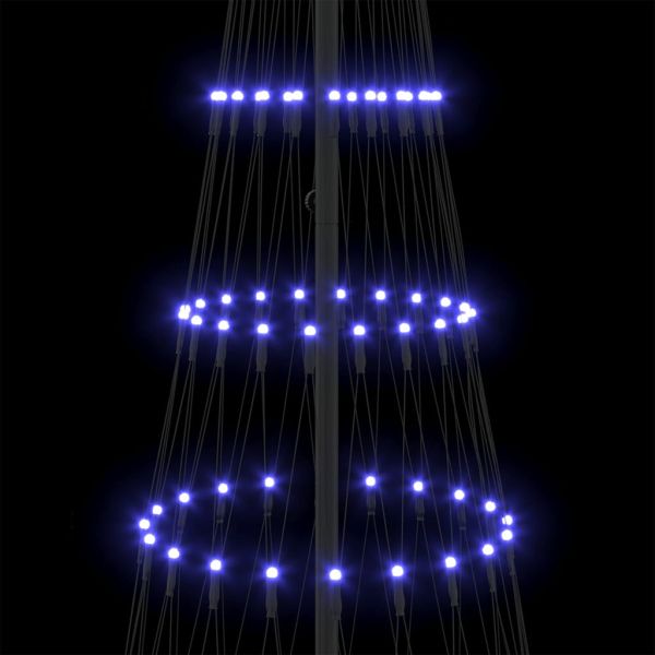LED Коледна Елха с 295 LED светодиода Синьо 250 cm Метал