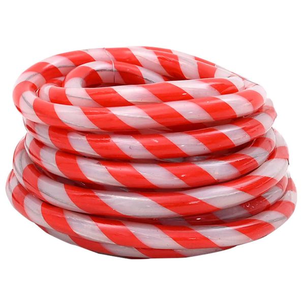 Светещо въже с 1200 LED светодиода Топло бяло 50 m ПВЦ