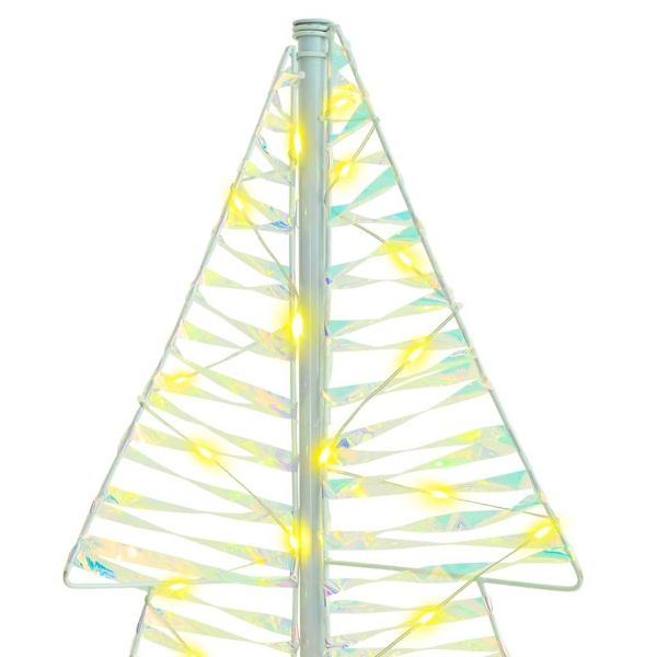 Коледно дърво с 160 LED светодиода Топло бяло 150 cm PET