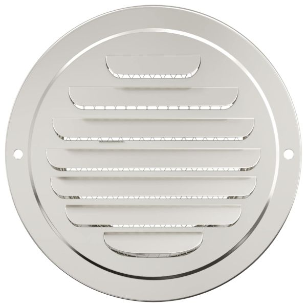 Предпазители за въздушна вентилация 4 pcs Сребрист 80 mm