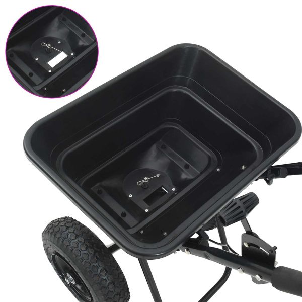 Разпределител Черен 53 x 81,5 x 78 см PVC и стомана