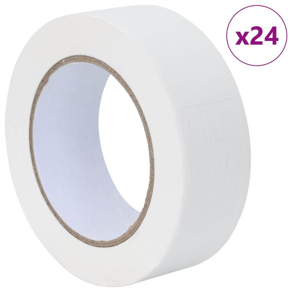 Ленти за маскиране на художници 24 pcs Бяло 38mm x 50m Хартия