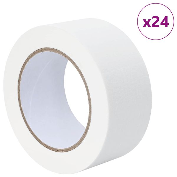 Ленти за маскиране на художници 24 pcs Бяло 50 мм x 50 м Хартия