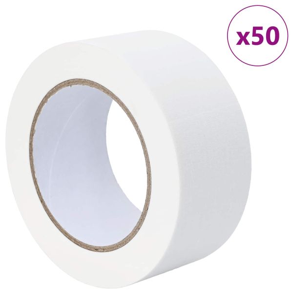 Ленти за маскиране на художници 50 pcs Бяло 50 мм x 50 м Хартия