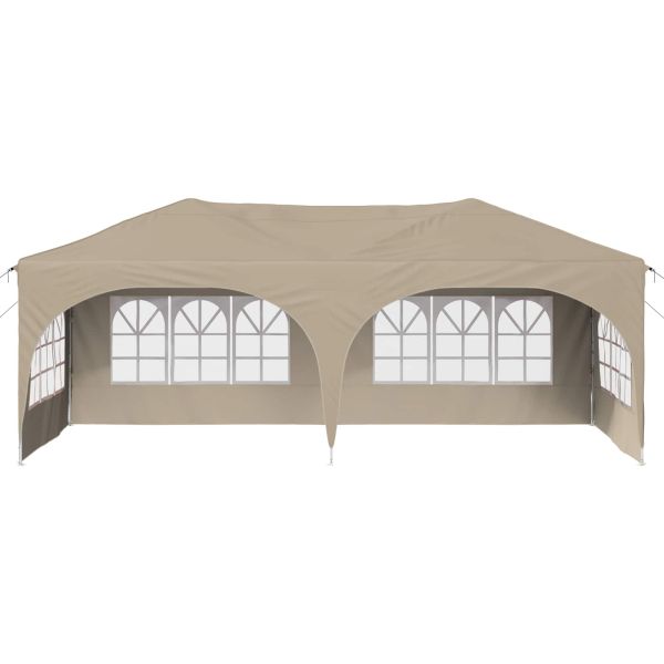 Поп-ъп парти палатка Крем 575 x 288 x 245 см Оксфордска тъкан