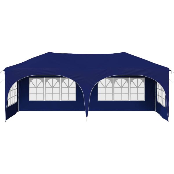 Поп-ъп парти палатка Синьо 575 x 288 x 245 см Оксфордска тъкан