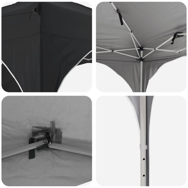 Поп-ъп парти палатка Антрацит 575 x 288 x 245 см