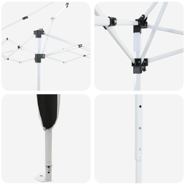 Поп-ъп парти палатка Антрацит 575 x 288 x 245 см