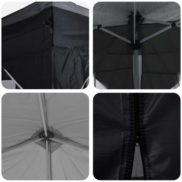 Поп-ъп парти палатка Антрацит 575 x 288 x 245 см