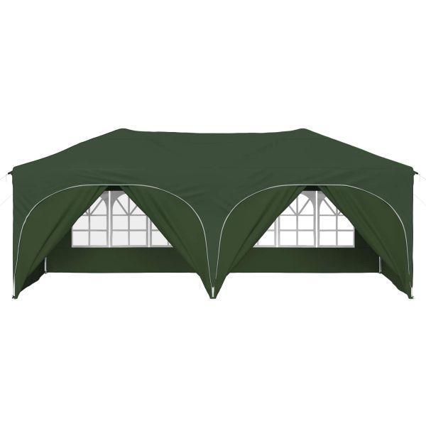 Поп-ъп парти палатка Зелен 575 x 288 x 245 см Оксфордска тъкан