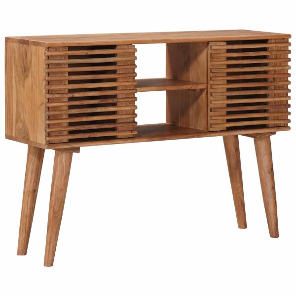 Крака маси със съхранение с врата Естествен 100 x 30 x 75 см