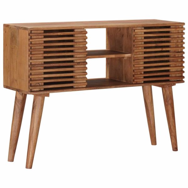 Крака маси със съхранение с врата Естествен 100 x 30 x 75 см