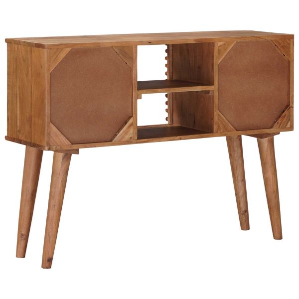 Крака маси със съхранение с врата Естествен 100 x 30 x 75 см