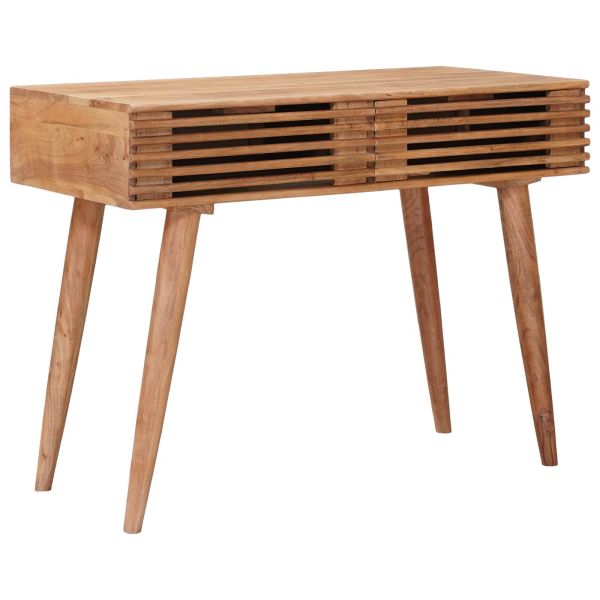 Бюро с чекмедже със съхранение Естествен 100 x 48 x 76 см