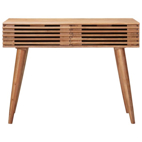 Бюро с чекмедже със съхранение Естествен 100 x 48 x 76 см