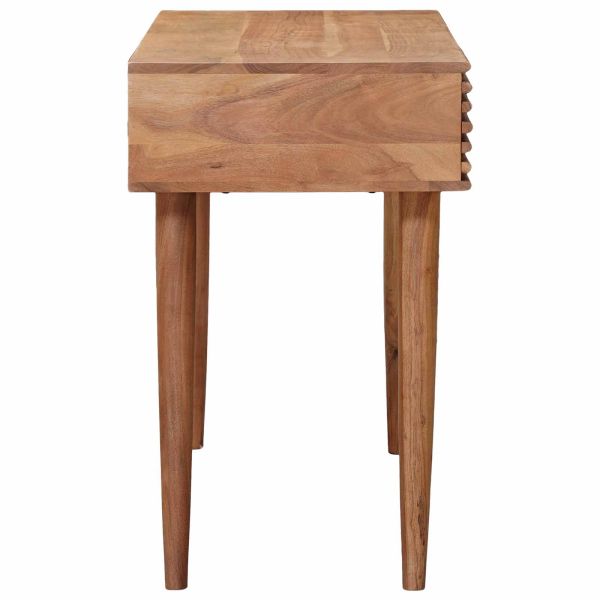 Бюро с чекмедже със съхранение Естествен 100 x 48 x 76 см