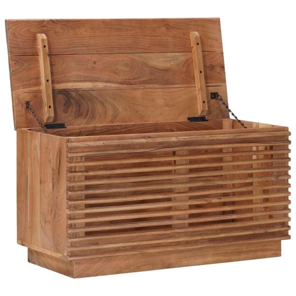 Кутия за съхранение със съхранение Естествен 85 x 40 x 46 см