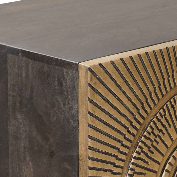 Висок шкаф Месинг 35 x 30 x 120 cm