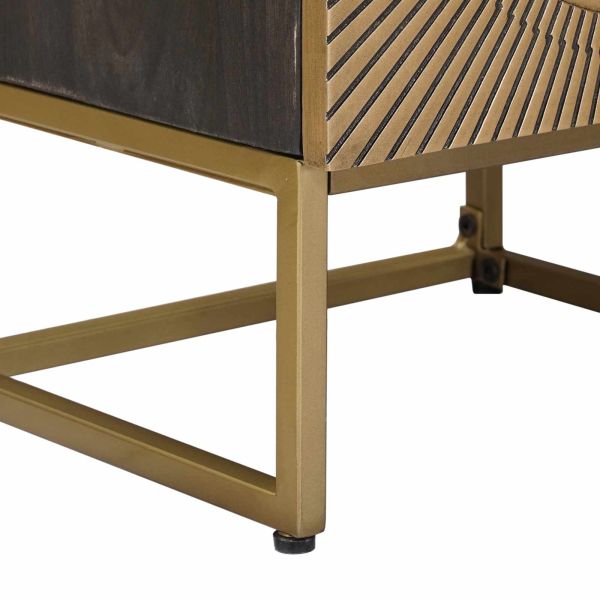 Висок шкаф Месинг 35 x 30 x 120 cm