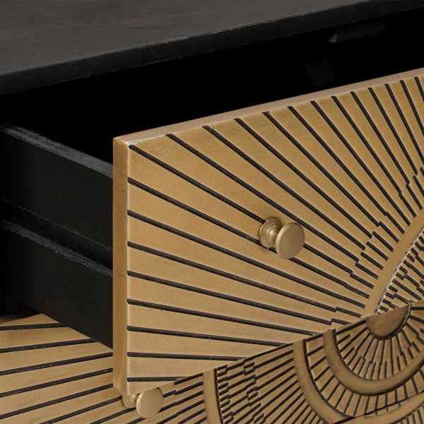 Чекмеджетен шкаф с чекмедже Месинг 75 x 30 x 65 см