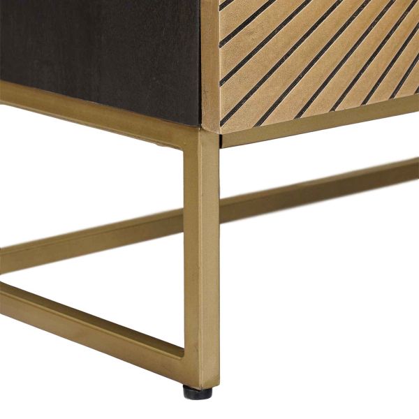 Чекмеджетен шкаф с чекмедже Месинг 75 x 30 x 65 см