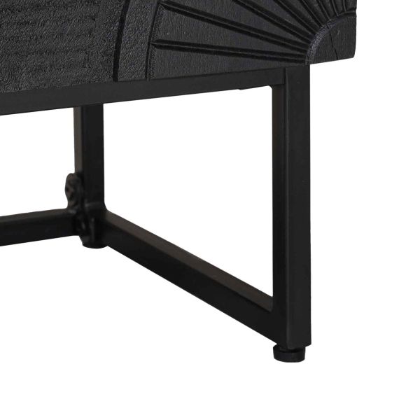 Служебен шкаф Черен 55 x 30 x 70 см