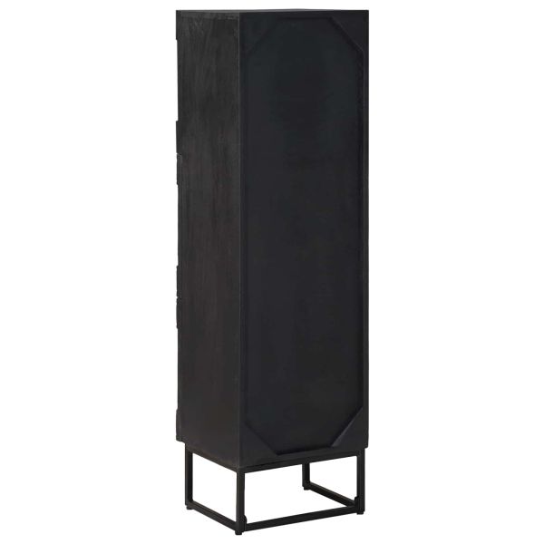 Висок шкаф Черен 35 x 30 x 120 cm