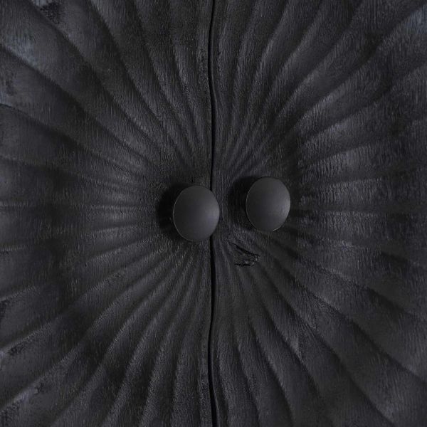 Висок шкаф Черен 55 x 30 x 95 см