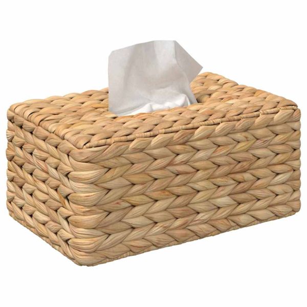 Покрития за кутии за салфетки 2 pcs Воден хиацинт Естествен
