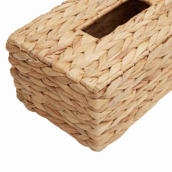 Покрития за кутии за салфетки 2 pcs Воден хиацинт Естествен