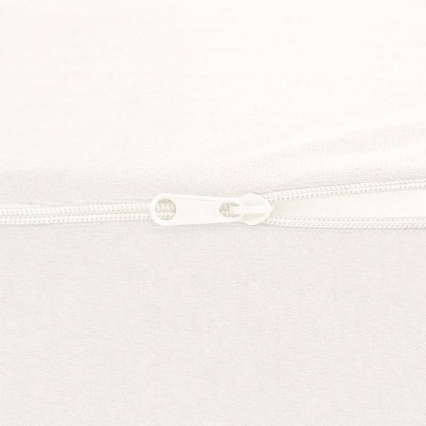 Възглавничка за крака Едноцветен Бяло 68 x 25 x 21,5 см PU пяна