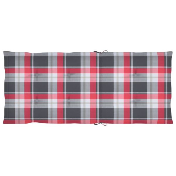 Градински накланящи се столове 3 бр с възглавници акация масив