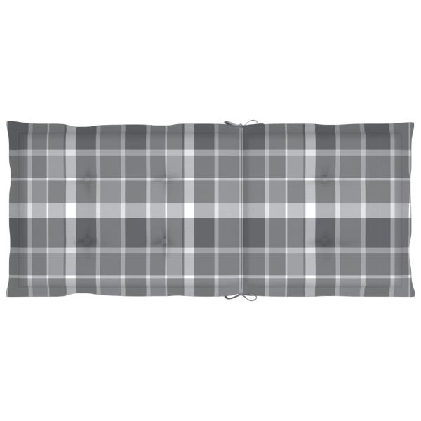 Градински накланящи се столове 6 бр с възглавници акация масив