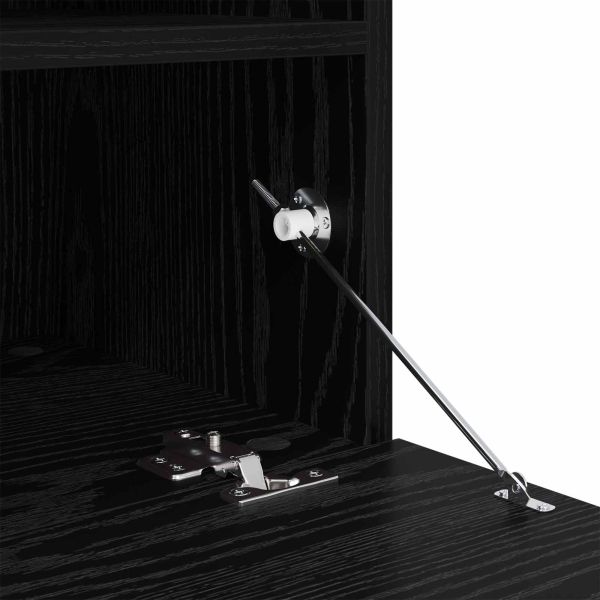 Комплект стенен телевизионен шкаф с LED светлини с LED 7 pcs