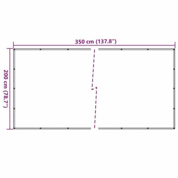 Мрежа за ремарке, зелена, 2x3,5 м, HDPE