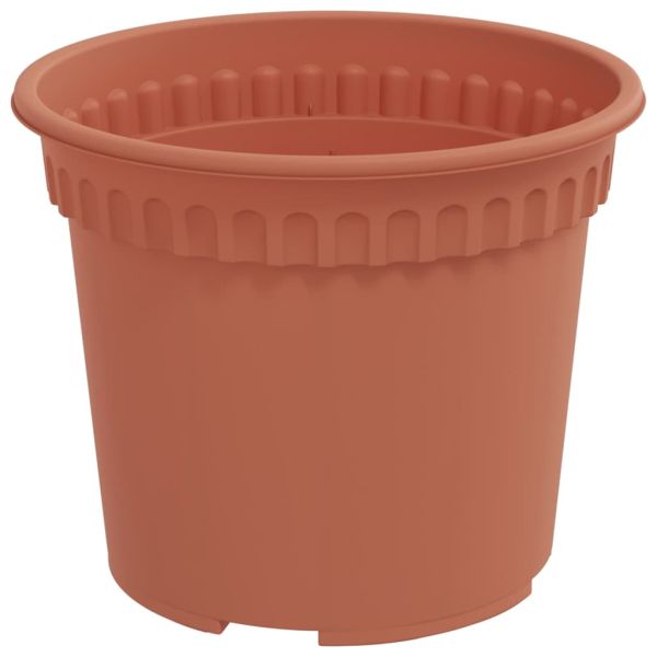 Кръгла саксия за цветя 6 pcs Червено тухла Ø 12,5 x 10 см