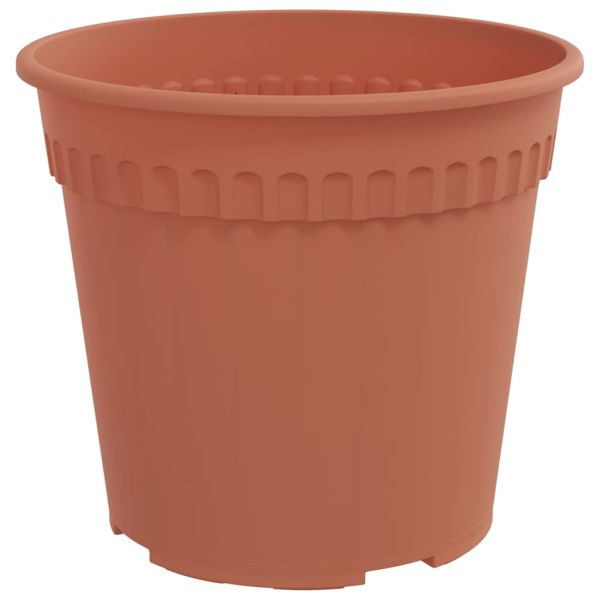 Кръгла саксия за цветя 6 pcs Червено тухла Ø 17 x 14 см