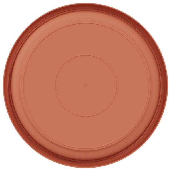 Кръгъл поднос за цветя 24 pcs Червено тухла Ø 21,5 x 2,5 см