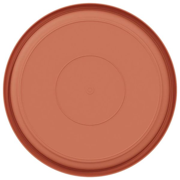 Кръгъл поднос за цветя 24 pcs Червено тухла Ø 27 x 2,5 см