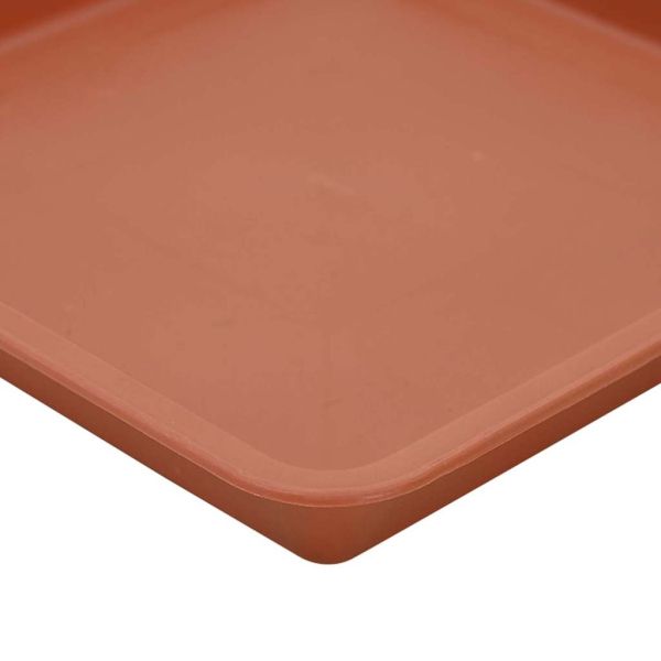 Квадратен цветен поднос 6 pcs Червено тухла 15 x 15 x 2 см