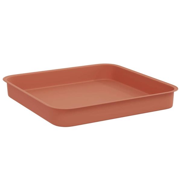 Квадратен цветен поднос 24 pcs Червено тухла 15 x 15 x 2 см