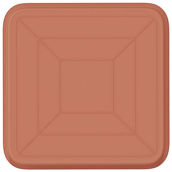 Квадратен цветен поднос 24 pcs Червено тухла 21 x 21 x 2 см