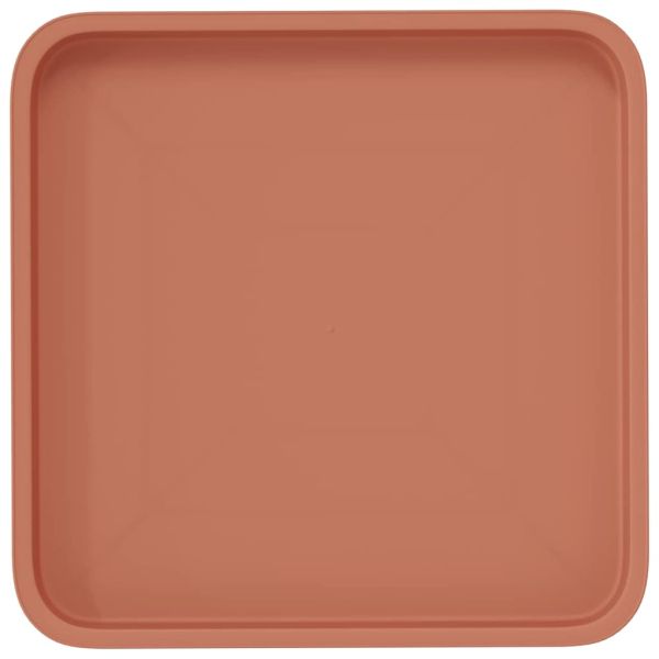 Квадратен цветен поднос 24 pcs Червено тухла 36 x 36 x 2.5 см